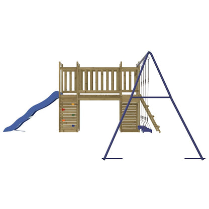vidaXL Outdoor Playset | Pinewood | Vacuum pressure treated | Large | Durable