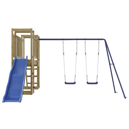 vidaXL Outdoor Playset | Pinewood | Vacuum pressure treated | Large | Durable