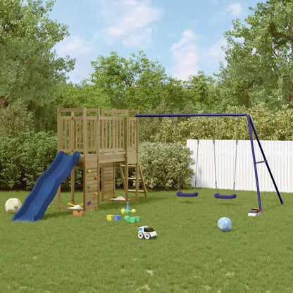 vidaXL Outdoor Playset | Pinewood | Vacuum pressure treated | Large | Durable