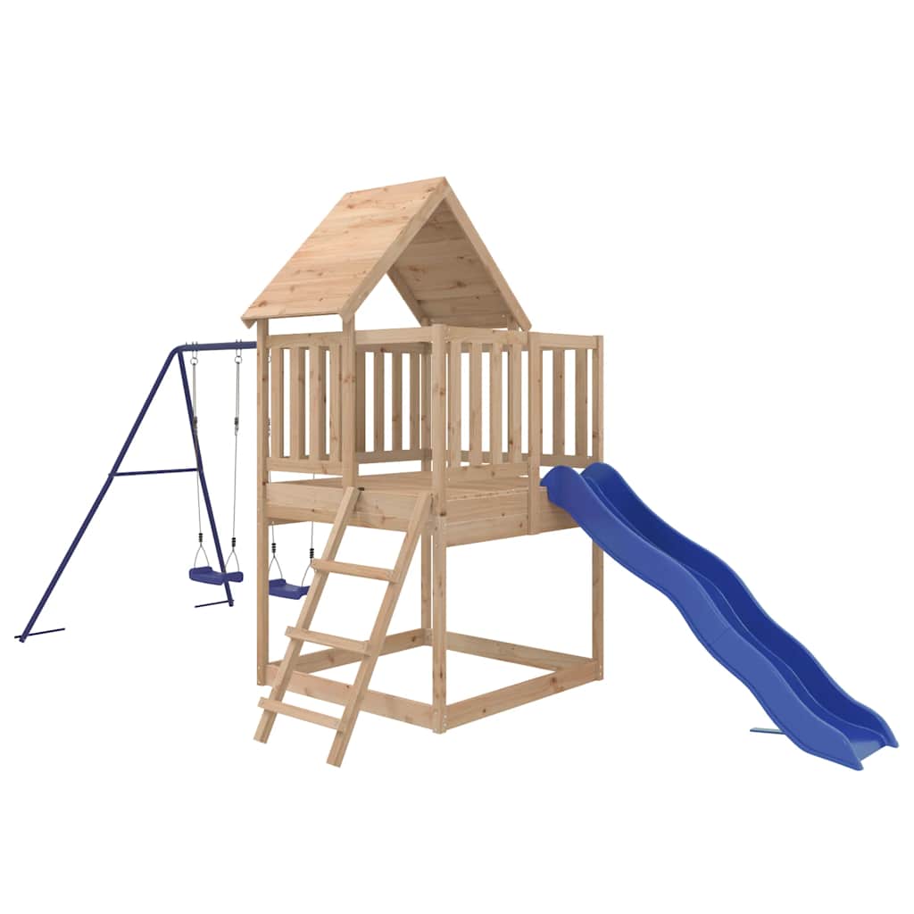 vidaXL Outdoor Playset Solid Wood Pine