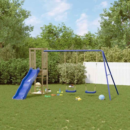 vidaXL Outdoor Playset Impregnated Wood Pine