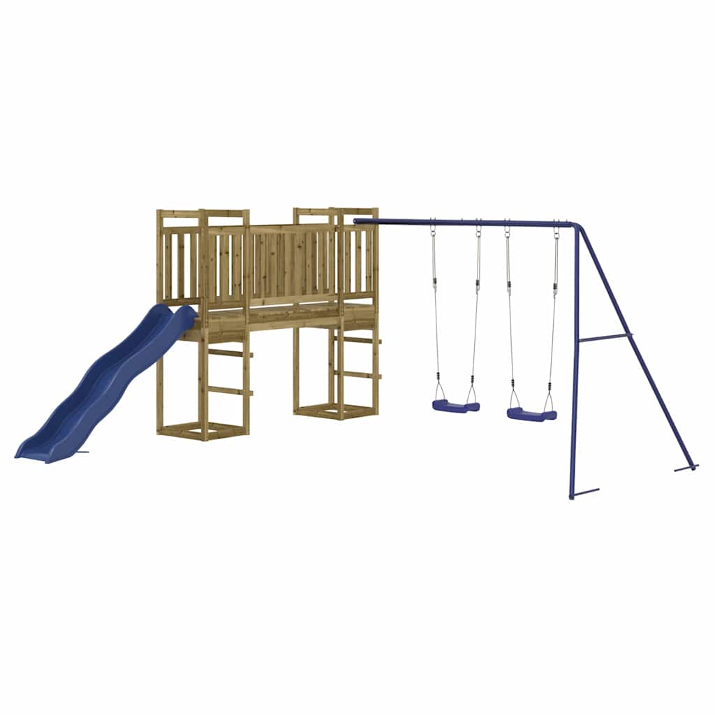 vidaXL Outdoor Playset Impregnated Wood Pine