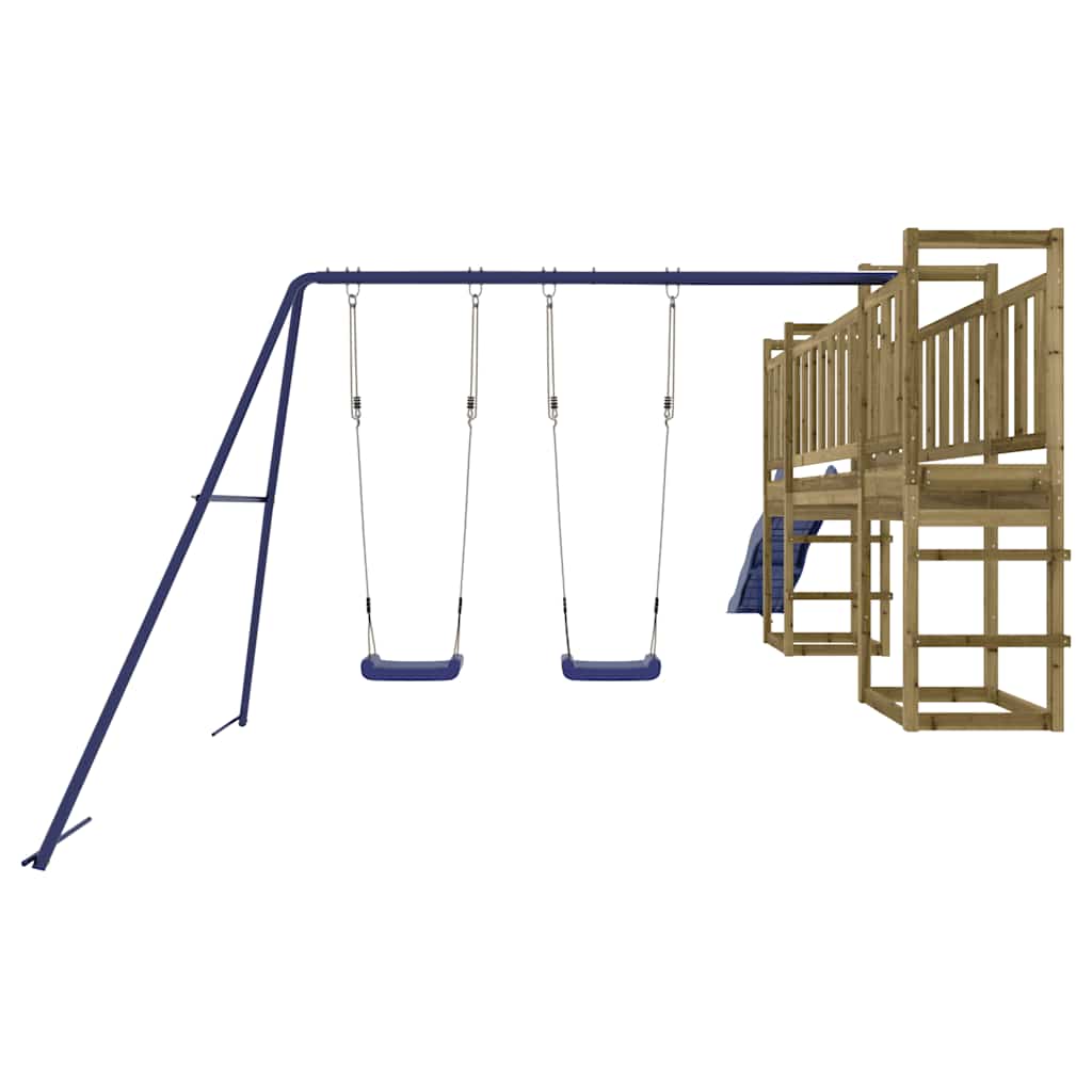 vidaXL Outdoor Playset Impregnated Wood Pine