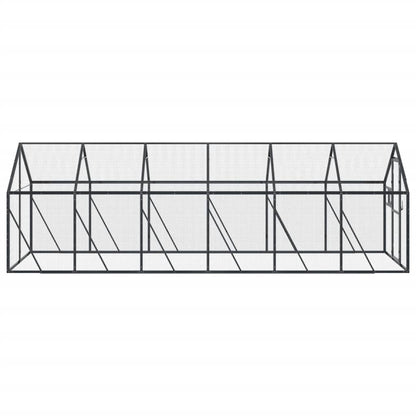 vidaXL Aviary Anthracite 1.79x6x1.85 m Aluminium