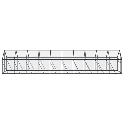 vidaXL Aviary Anthracite 1.79x10x1.85 m Aluminium
