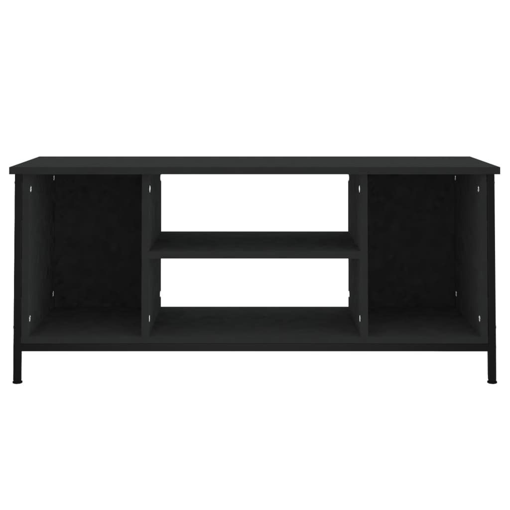 vidaXL TV Cabinet Black 102x35x45 cm Engineered Wood