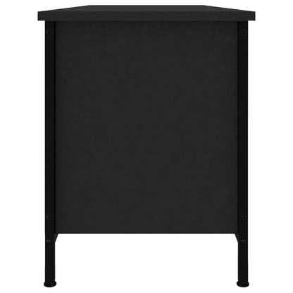 vidaXL TV Cabinet Black 102x35x45 cm Engineered Wood