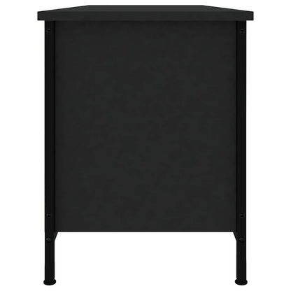 vidaXL TV Cabinet Black 102x35x45 cm Engineered Wood