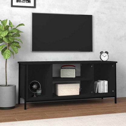 vidaXL TV Cabinet Black 102x35x45 cm Engineered Wood