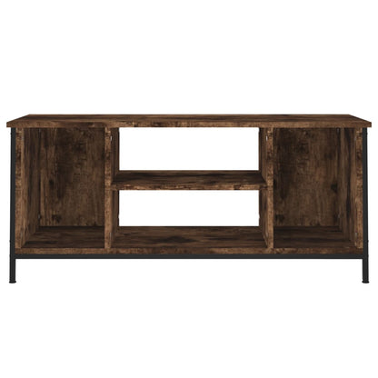 vidaXL TV Cabinet Smoked Oak 102x35x45 cm Engineered Wood