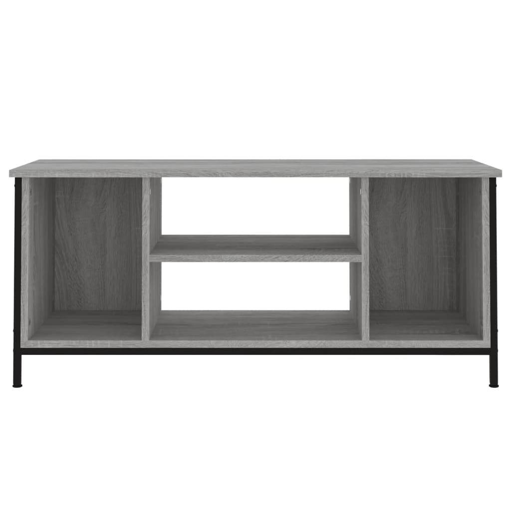 vidaXL TV Cabinet Grey Sonoma 102x35x45 cm Engineered Wood