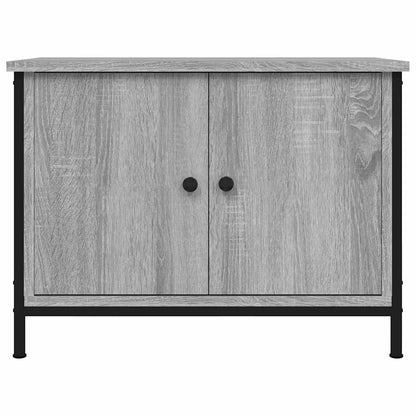vidaXL TV Cabinet with Doors Grey Sonoma 60x35x45 cm Engineered Wood
