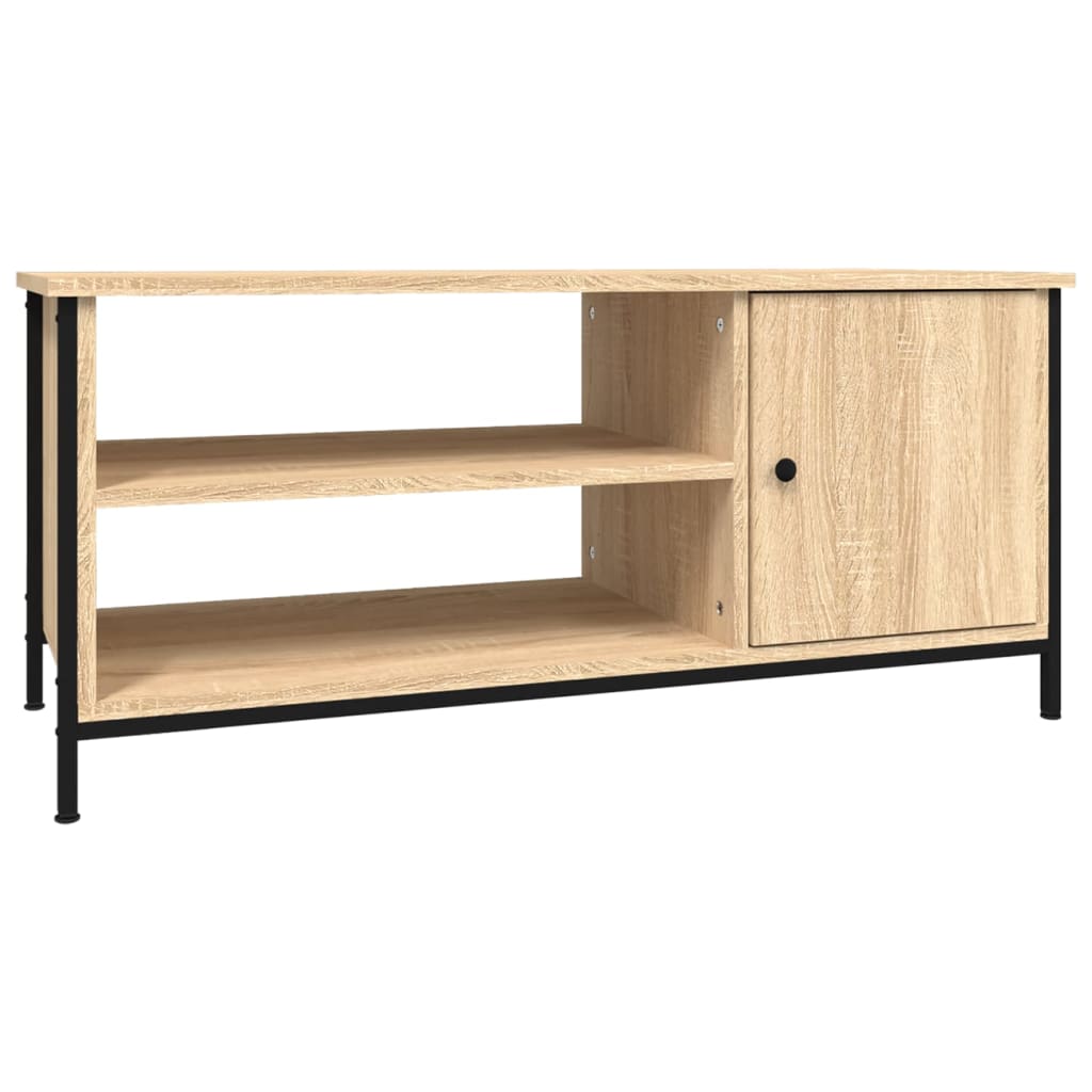 vidaXL TV Cabinet Sonoma Oak 100x40x45 cm Engineered Wood