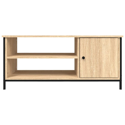 vidaXL TV Cabinet Sonoma Oak 100x40x45 cm Engineered Wood