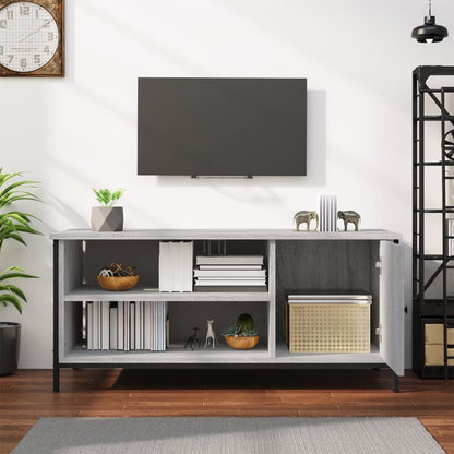 vidaXL TV Cabinet Grey Sonoma 100x40x45 cm Engineered Wood