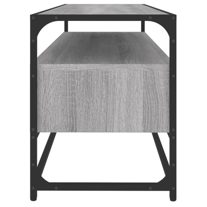 vidaXL TV Cabinet Grey Sonoma 100x35x45 cm Engineered Wood