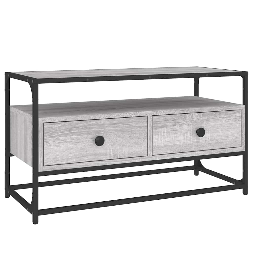 vidaXL TV Cabinet Grey Sonoma 80x35x45 cm Engineered Wood