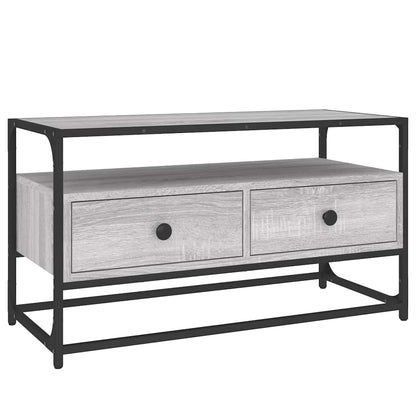 vidaXL TV Cabinet Grey Sonoma 80x35x45 cm Engineered Wood