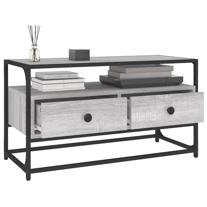 vidaXL TV Cabinet Grey Sonoma 80x35x45 cm Engineered Wood