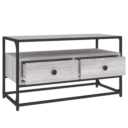 vidaXL TV Cabinet Grey Sonoma 80x35x45 cm Engineered Wood