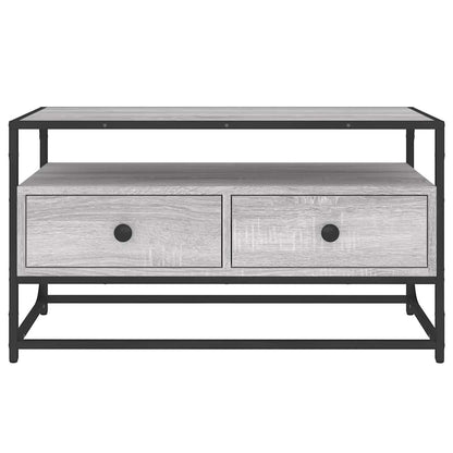 vidaXL TV Cabinet Grey Sonoma 80x35x45 cm Engineered Wood