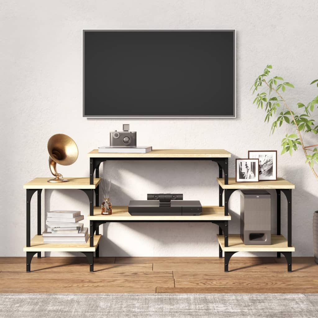 vidaXL TV Cabinet Sonoma Oak 117x35x52 cm Engineered Wood