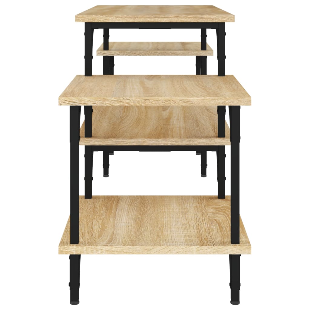 vidaXL TV Cabinet Sonoma Oak 117x35x52 cm Engineered Wood