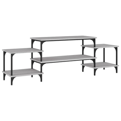 vidaXL TV Cabinet Grey Sonoma 157x35x52 cm Engineered Wood