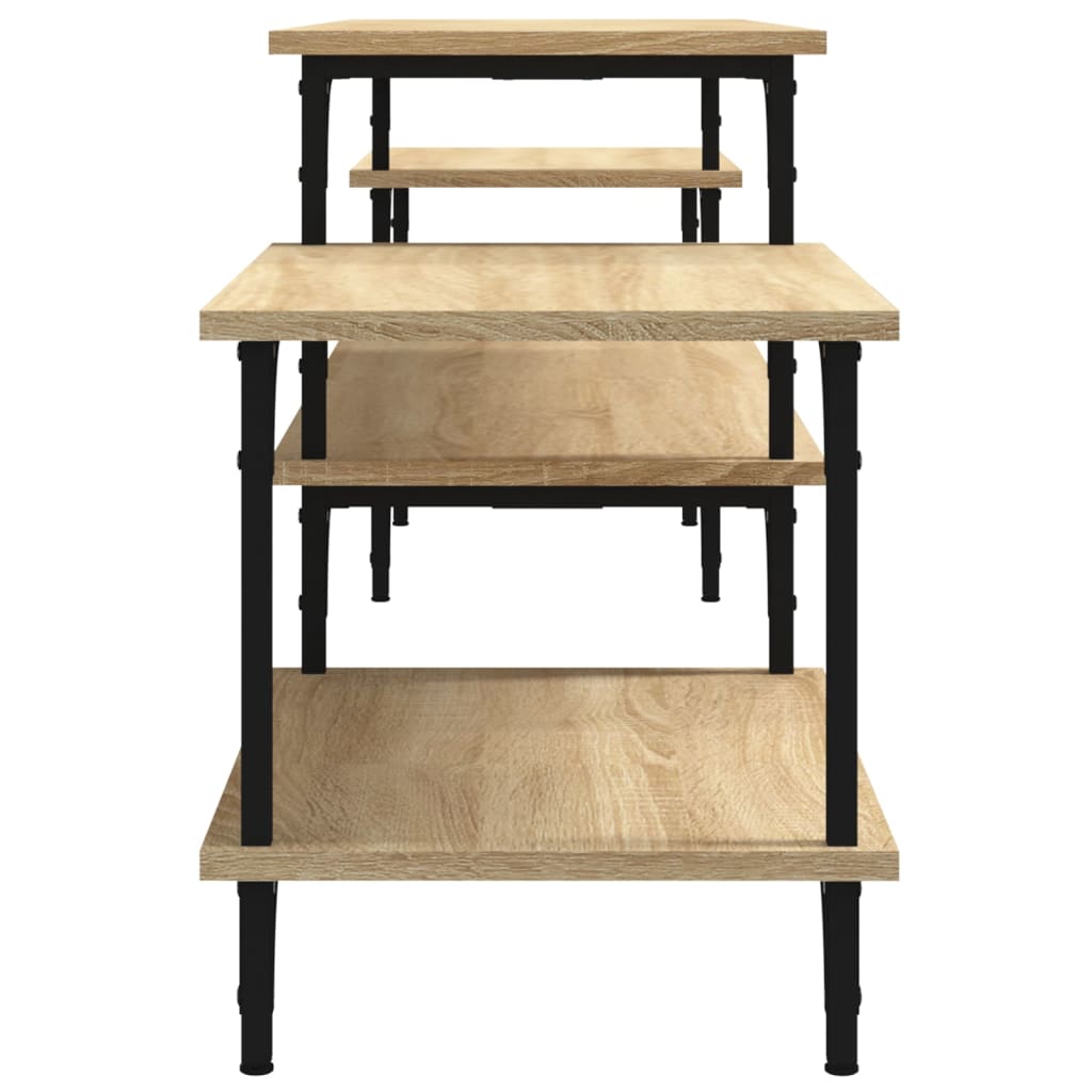 vidaXL TV Cabinet Sonoma Oak 197x35x52 cm Engineered Wood
