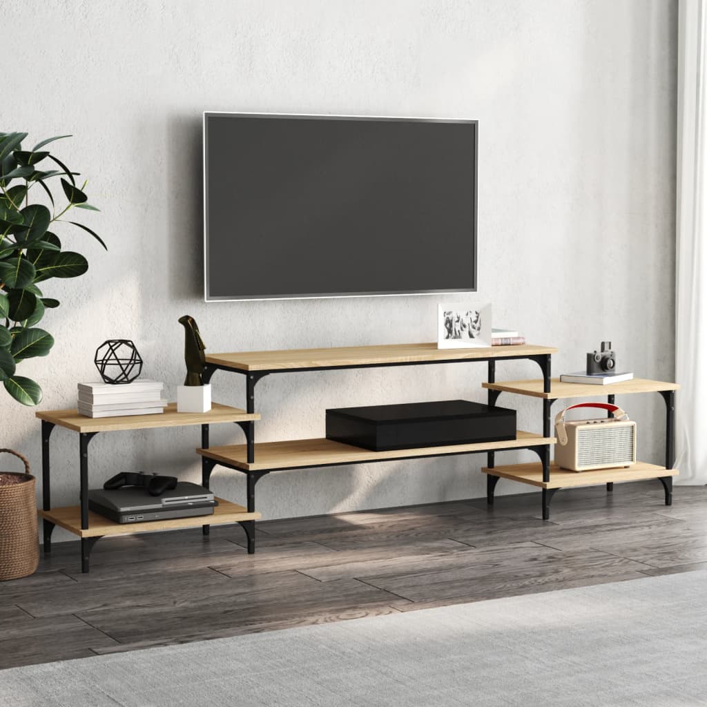 vidaXL TV Cabinet Sonoma Oak 197x35x52 cm Engineered Wood