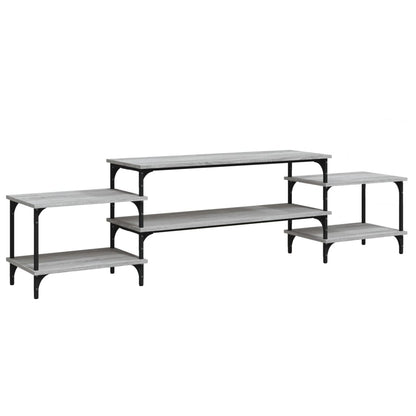 vidaXL TV Cabinet Grey Sonoma 197x35x52 cm Engineered Wood