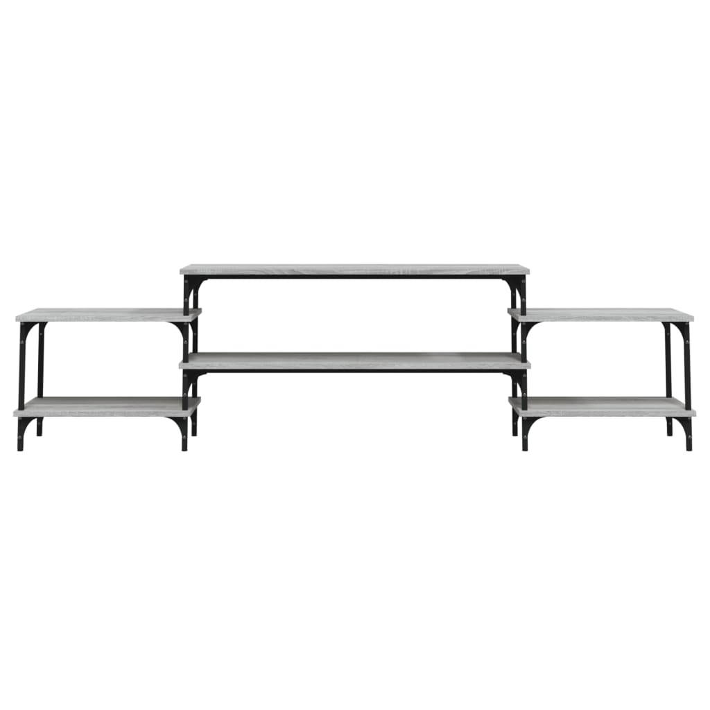 vidaXL TV Cabinet Grey Sonoma 197x35x52 cm Engineered Wood
