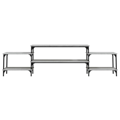 vidaXL TV Cabinet Grey Sonoma 197x35x52 cm Engineered Wood
