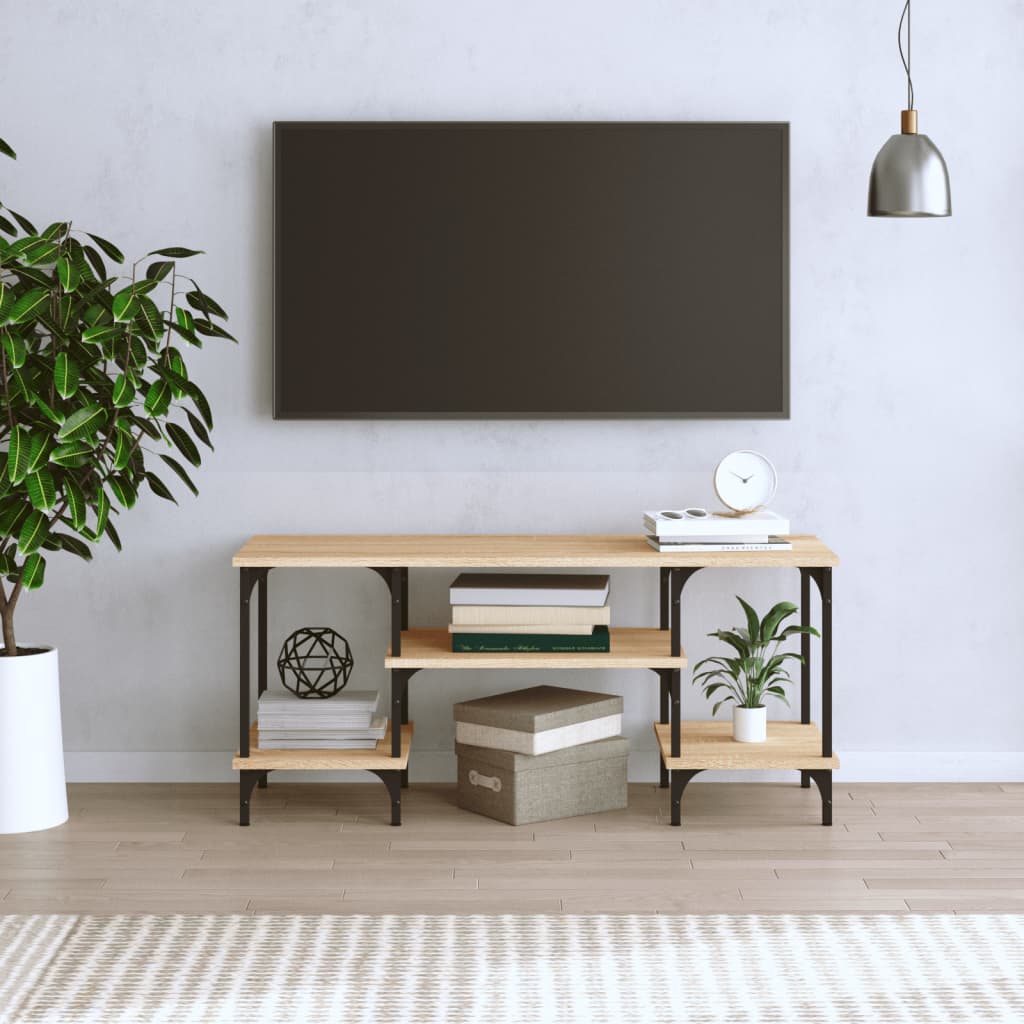vidaXL TV Cabinet Sonoma Oak 102x35x45.5 cm Engineered Wood