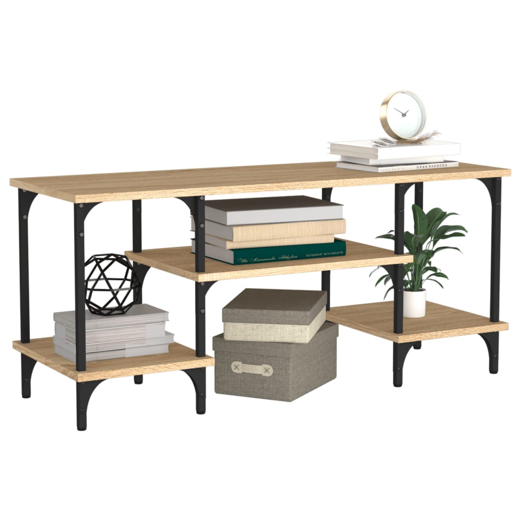vidaXL TV Cabinet Sonoma Oak 102x35x45.5 cm Engineered Wood