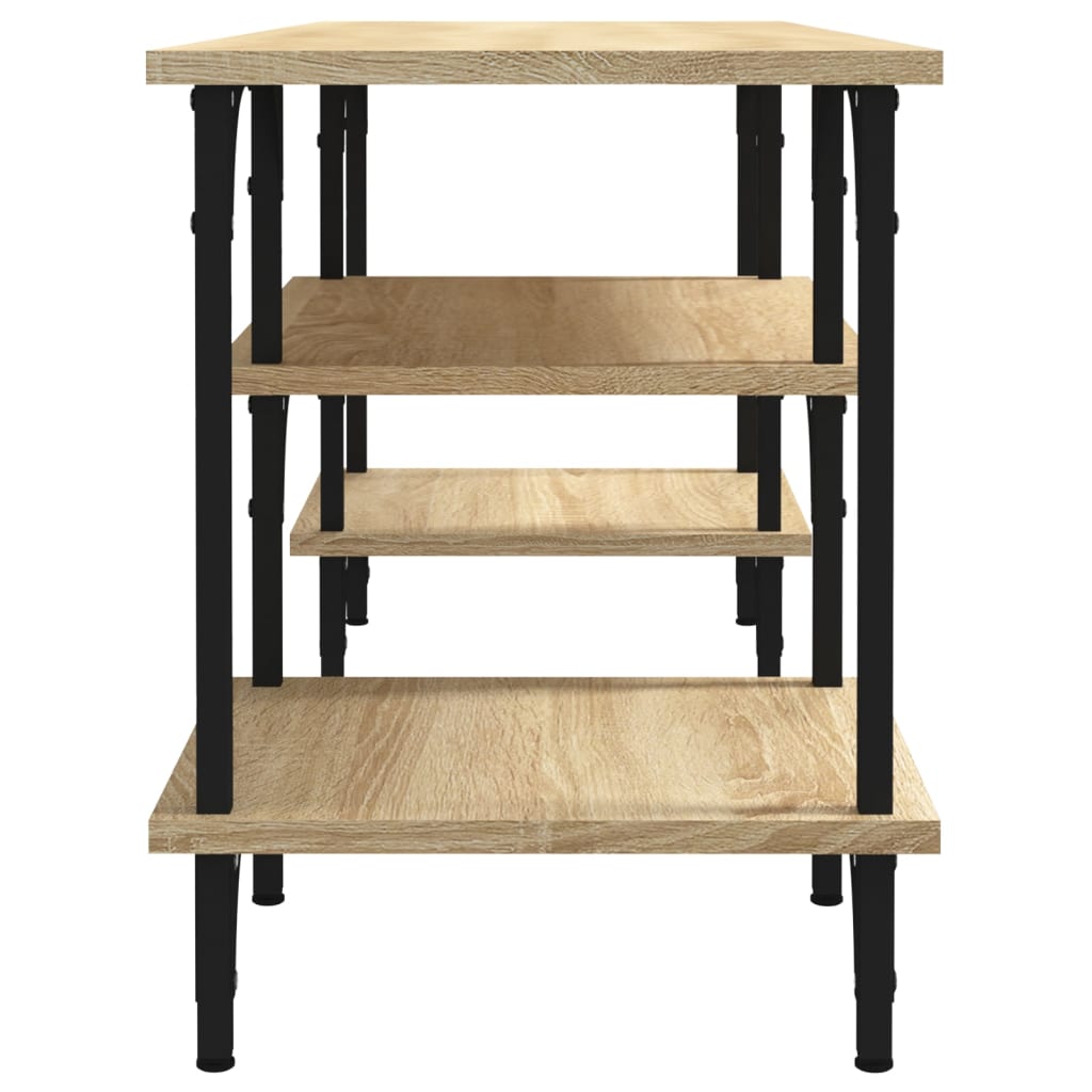 vidaXL TV Cabinet Sonoma Oak 102x35x45.5 cm Engineered Wood
