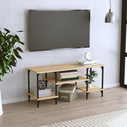vidaXL TV Cabinet Sonoma Oak 102x35x45.5 cm Engineered Wood