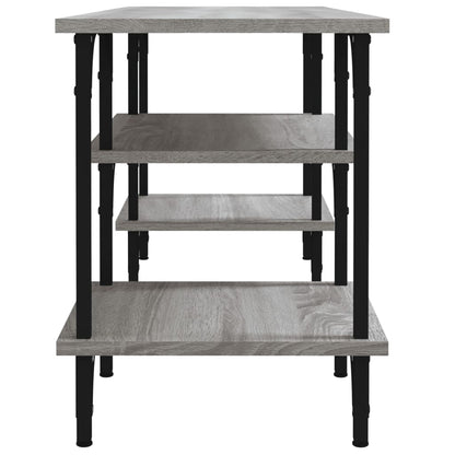vidaXL TV Cabinet Grey Sonoma 102x35x45.5 cm Engineered Wood
