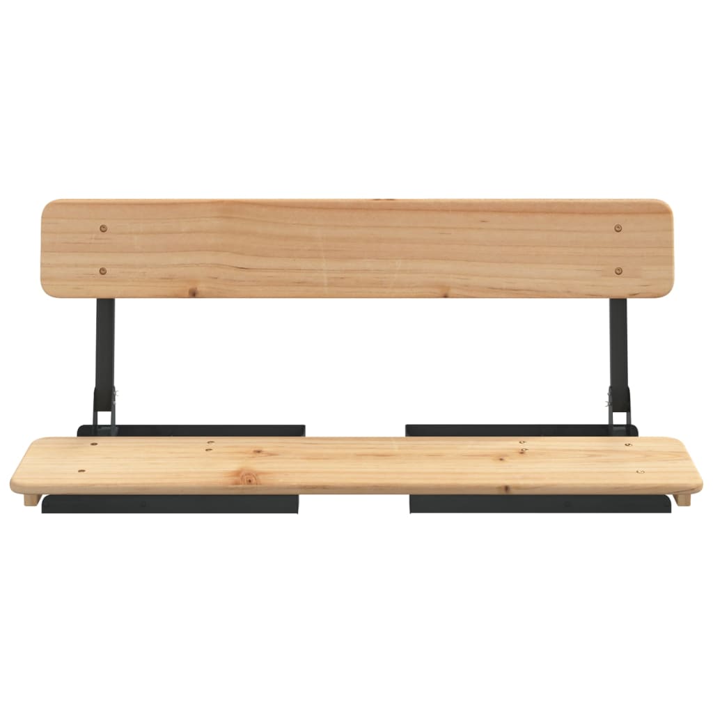 vidaXL 3 Piece Folding Beer Table Set Solid Wood Fir