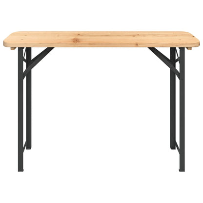 vidaXL 3 Piece Folding Beer Table Set Solid Wood Fir