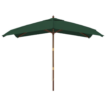 vidaXL Garden Parasol | Green | Polyester Fabric | Large