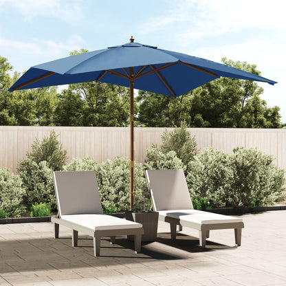 vidaXL Garden Parasol | Azure blue