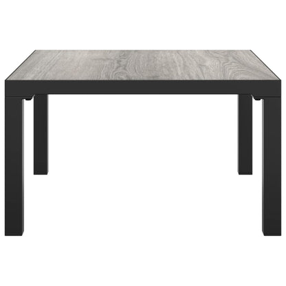 vidaXL Garden Coffee Table | Grey | DPC, powder-coated steel | Medium | Tough