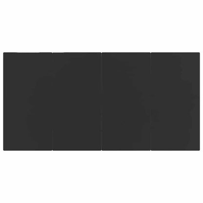 vidaXL 5 Piece Garden Dining Set Black