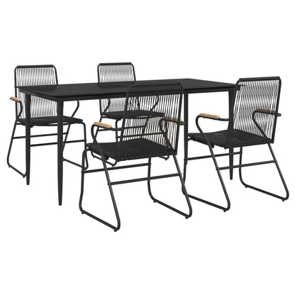 vidaXL Garden Dining Set | Black