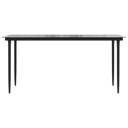 vidaXL Garden Dining Set | Black
