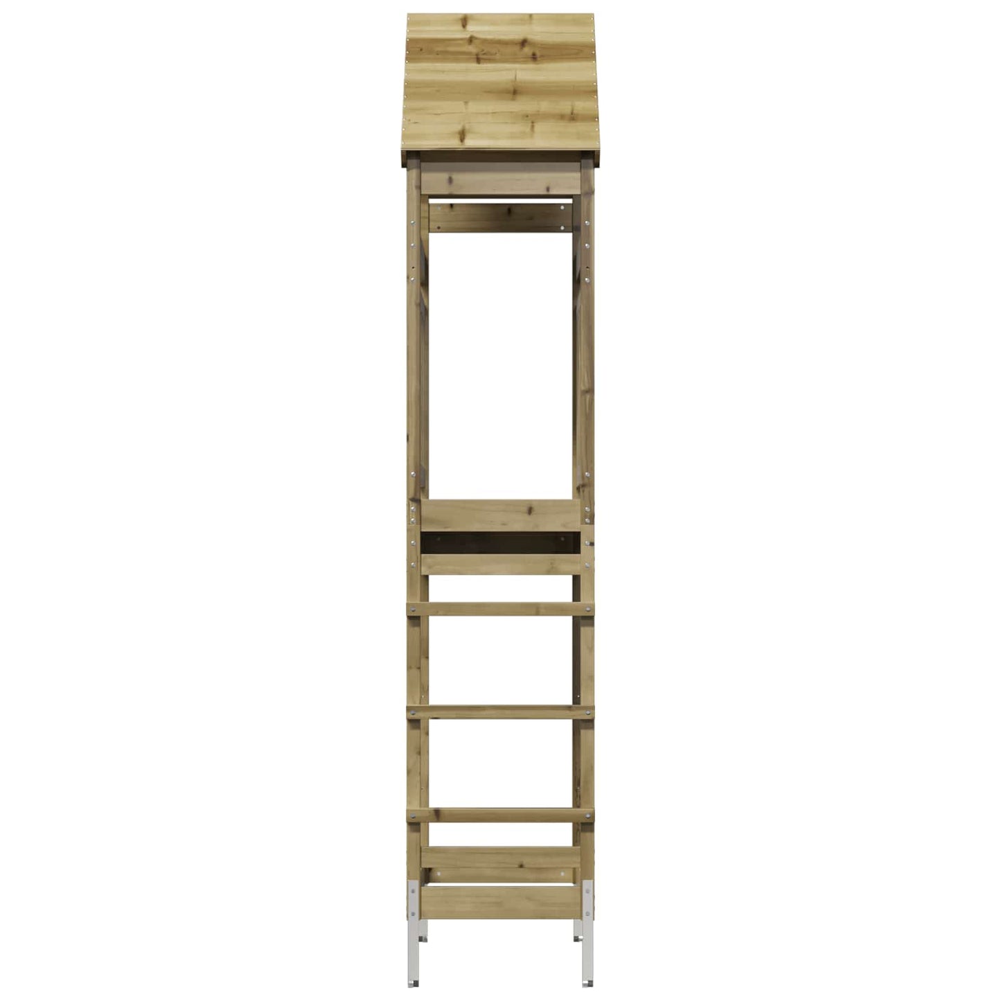 vidaXL Outdoor Play Tower Natural Solid Impregnated Pinewood