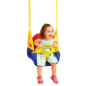 vidaXL 3-in-1 Swing Seat for Children 29x40x39.5 cm Polypropylene