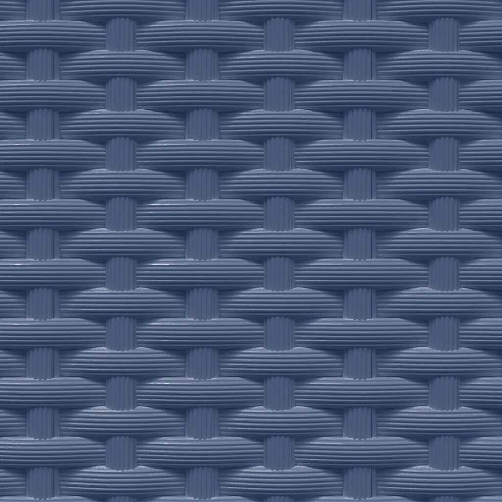 vidaXL Planters 2 pcs Blue Grey 30x30x37 cm Polypropylene
