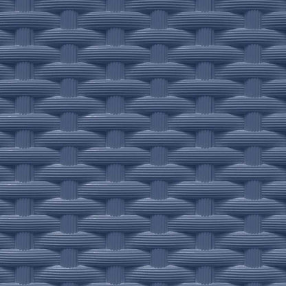 vidaXL Planters 2 pcs Blue Grey 30x30x37 cm Polypropylene